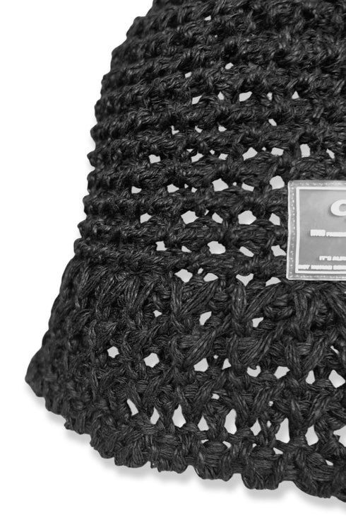 【RESTOCK】SUMMER STRAW HAT -BLACK-